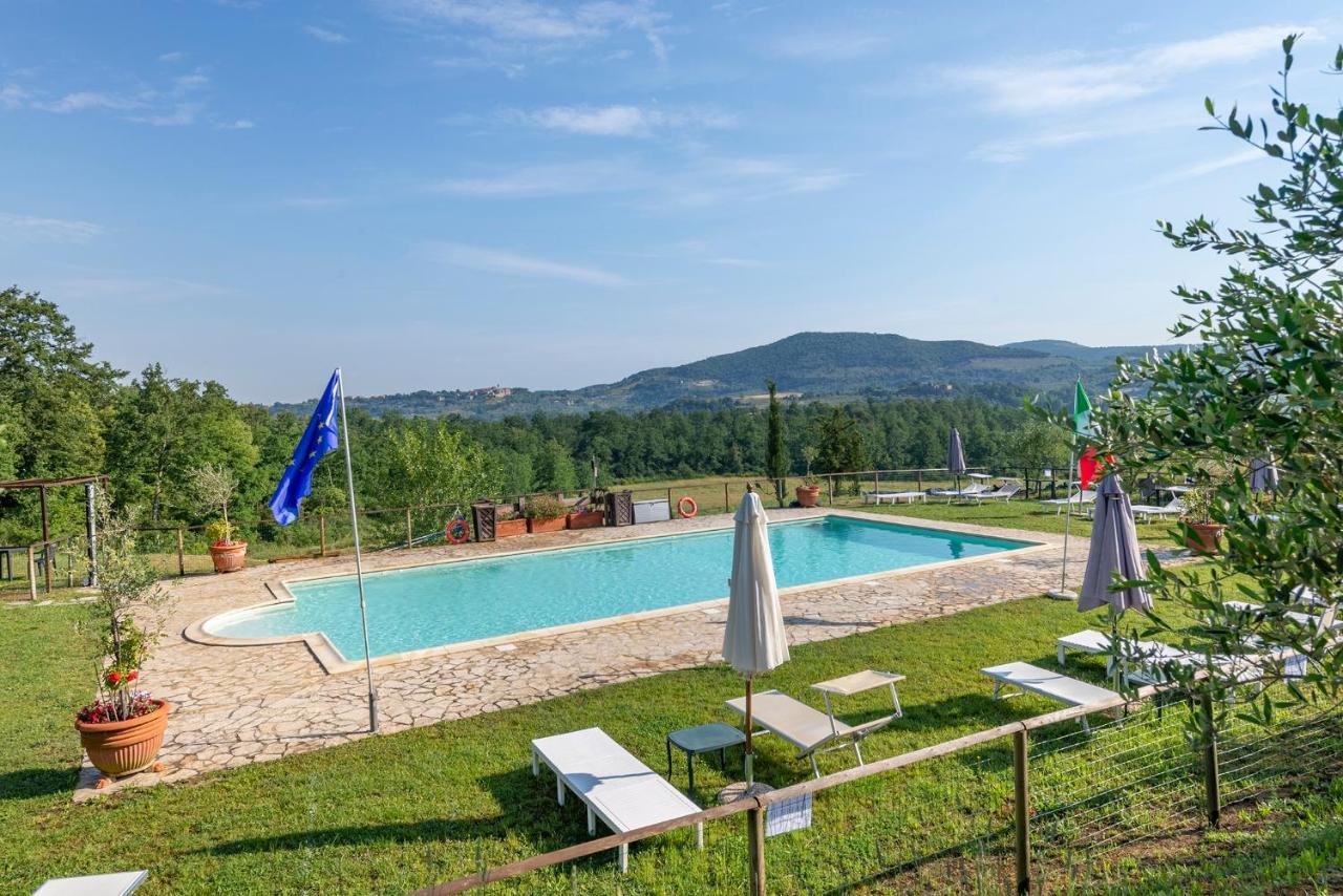 Locanda Vesuna Countryhouse Trequanda Buitenkant foto
