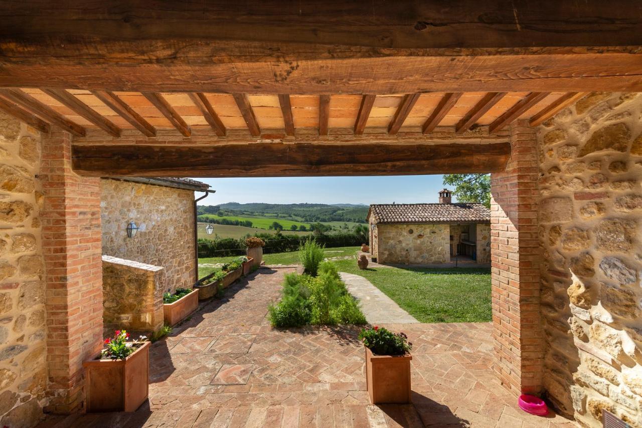 Locanda Vesuna Countryhouse Trequanda Buitenkant foto