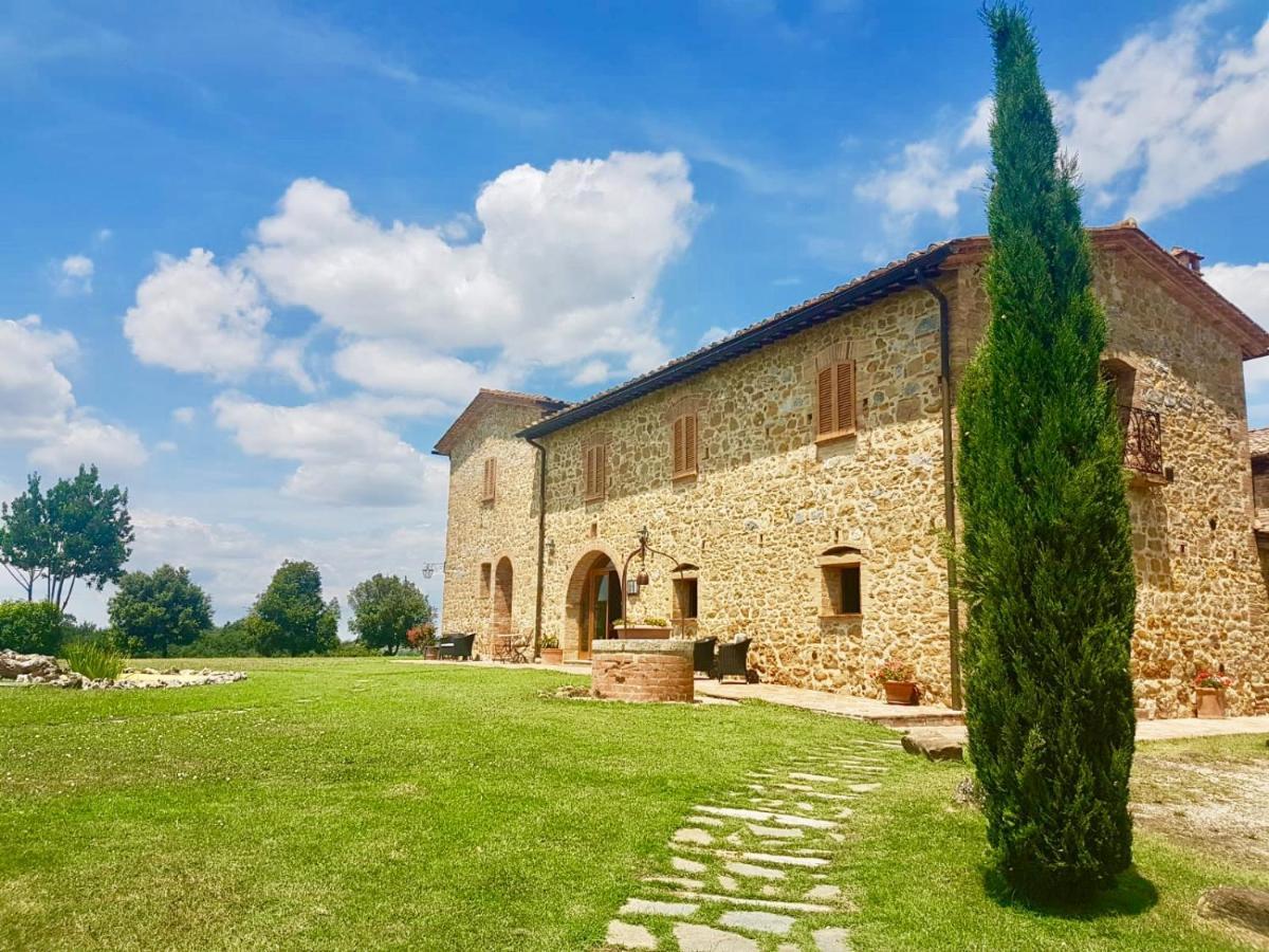 Locanda Vesuna Countryhouse Trequanda Buitenkant foto